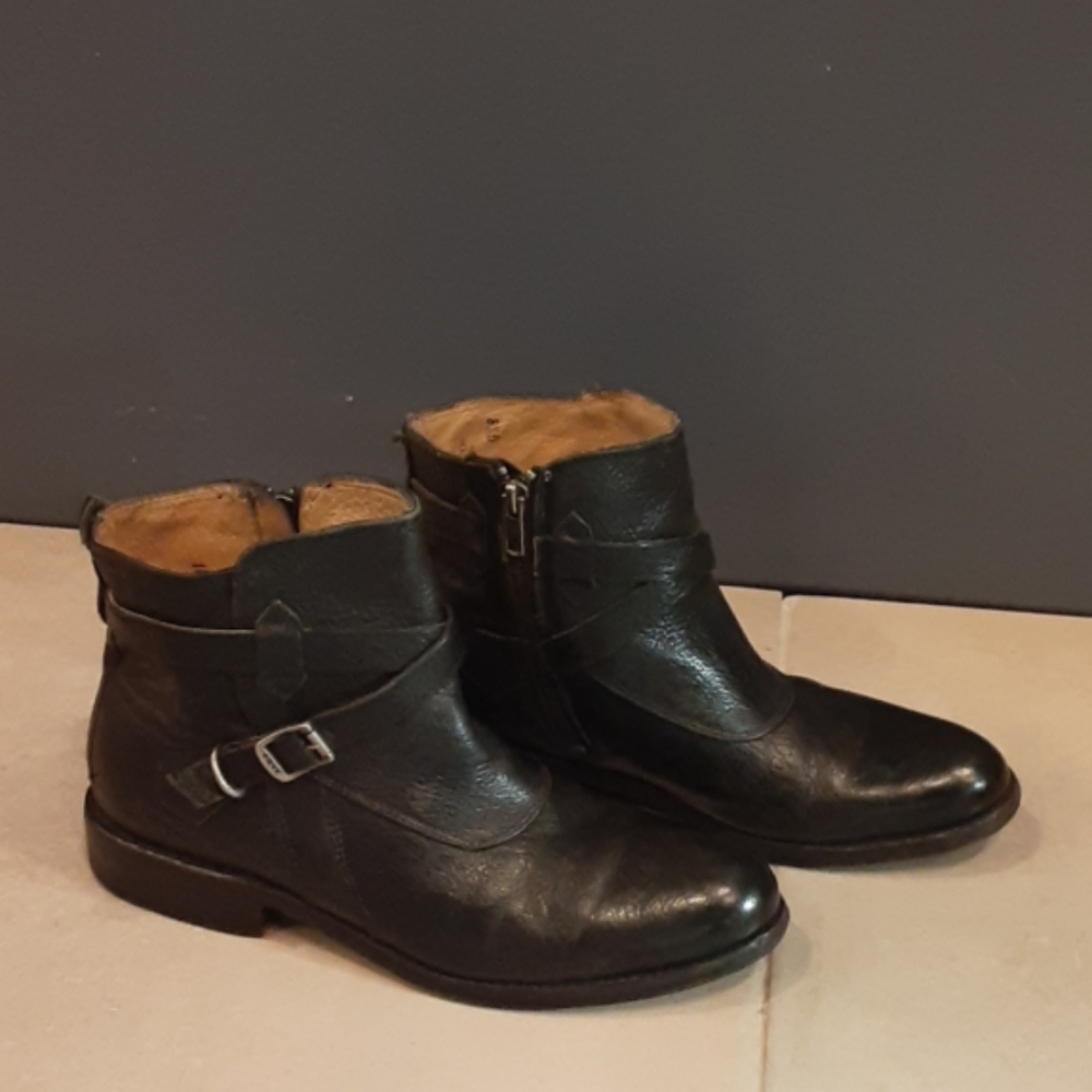 Frye inside zipper booties